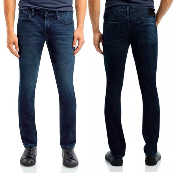 Paige Transcend Lennox Slim Fit Jeans in Milton Dark Wash